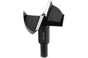 TOOLMAYS 2" Forstner Drill Bit, Forstner Bits for Woodworking, 2" Drill Bit Round Shank Drilling Cutting Tool for Woodworking