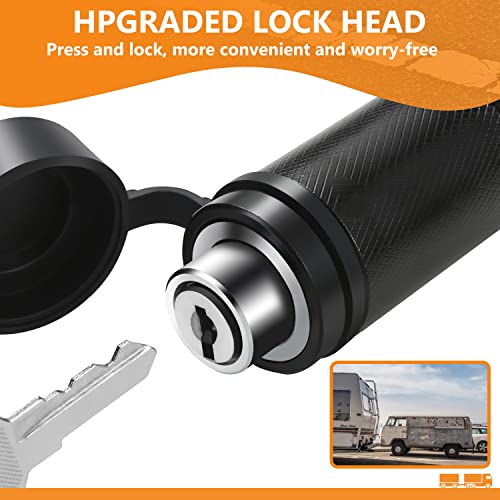 META Hardware Trailer Hitch Locks, Hitch Lock with 5/8'' Dia 31/2