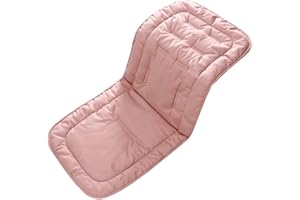RUIXIA Soft Cotton Toddlers Carseat Insert Cushion Pad Adjustable Reversible Car Seat Liner Breathable Stroller Mattress Seat Pad Compatible with Buggy Bassinet Bouncers Swing Seat Pad Double Sided Use