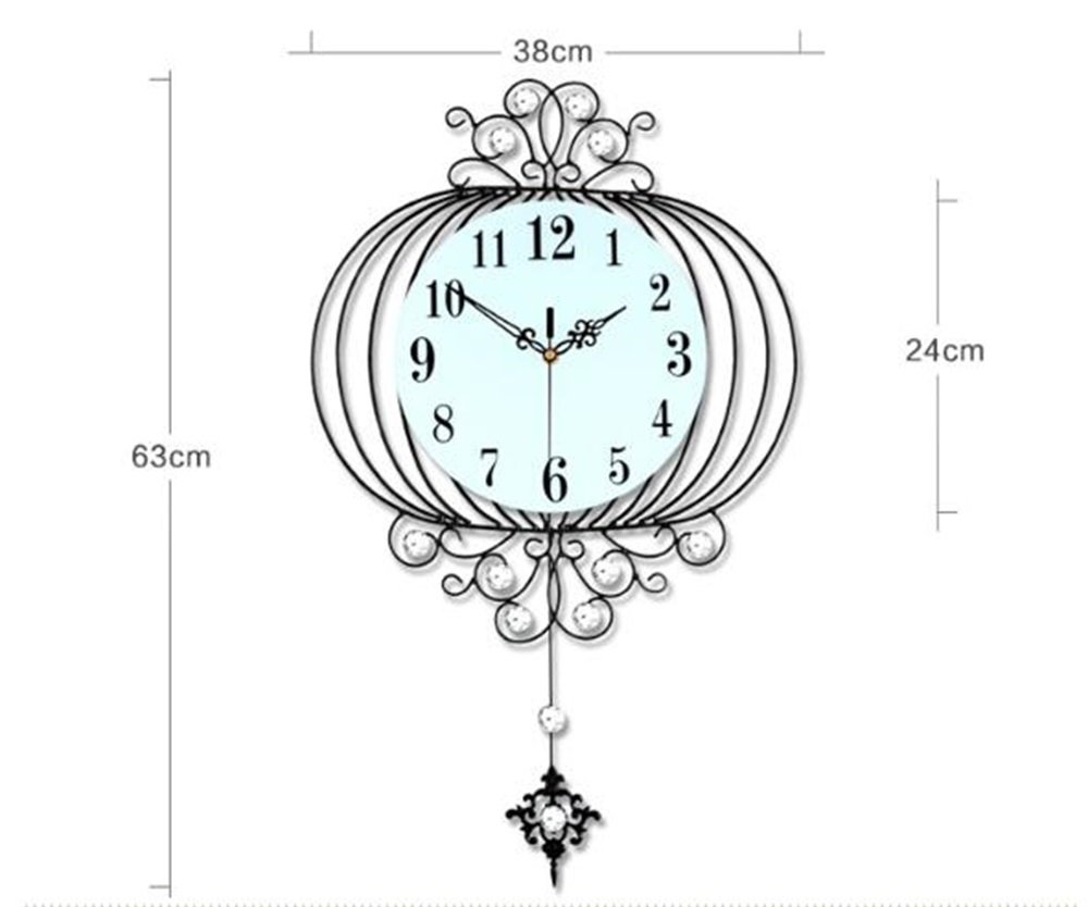 本店は 時計の壁時計リビングルームモダンなベッドルーム静かなミュート クォーツ時計装飾振り子時計現代的なヨーロッパのミニマリストスタイルクリエイティブファッションパーソナリティ中国スタイル黒赤 色 ブラック B07d35ktgh ブラック ブラック 国産