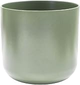 Ivyline Lisbon Planter Sage Ceramic Indoor Pot 26cm Waterproof