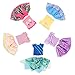 Wakao Set of 5 Color-Topic Doll Clothes for 14.5 Inch American Girl Wellie Wishers Dolls (Purple,Yellow,Blue,Pink,Green)