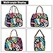 Leakproof Reusable Lunch Tote Bag Insulated Lunch Bag Cooler Bag Lunch Box with Adjustable Shoulder Strap Food Storage Container Meal Prep Organizer for Women Men Adult Work School Picnic - Leaf