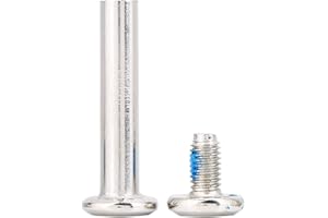 10pcs Inline Skate Replacement Skating Screws Fittings, Skates Wheel Axles Hardware(Middle Part Length: 31mm)