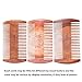 Wooden Beard Comb with Durable Case, Dual Action Fine and Coarse Teeth - Portable Beard & Mustache Combs for men, Perfect for Balms and Oils(Red Sandalwood)