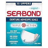 Sea-Bond HDS2424307-x3 Original Denture Adhesive Wafers Uppers, 30 Count