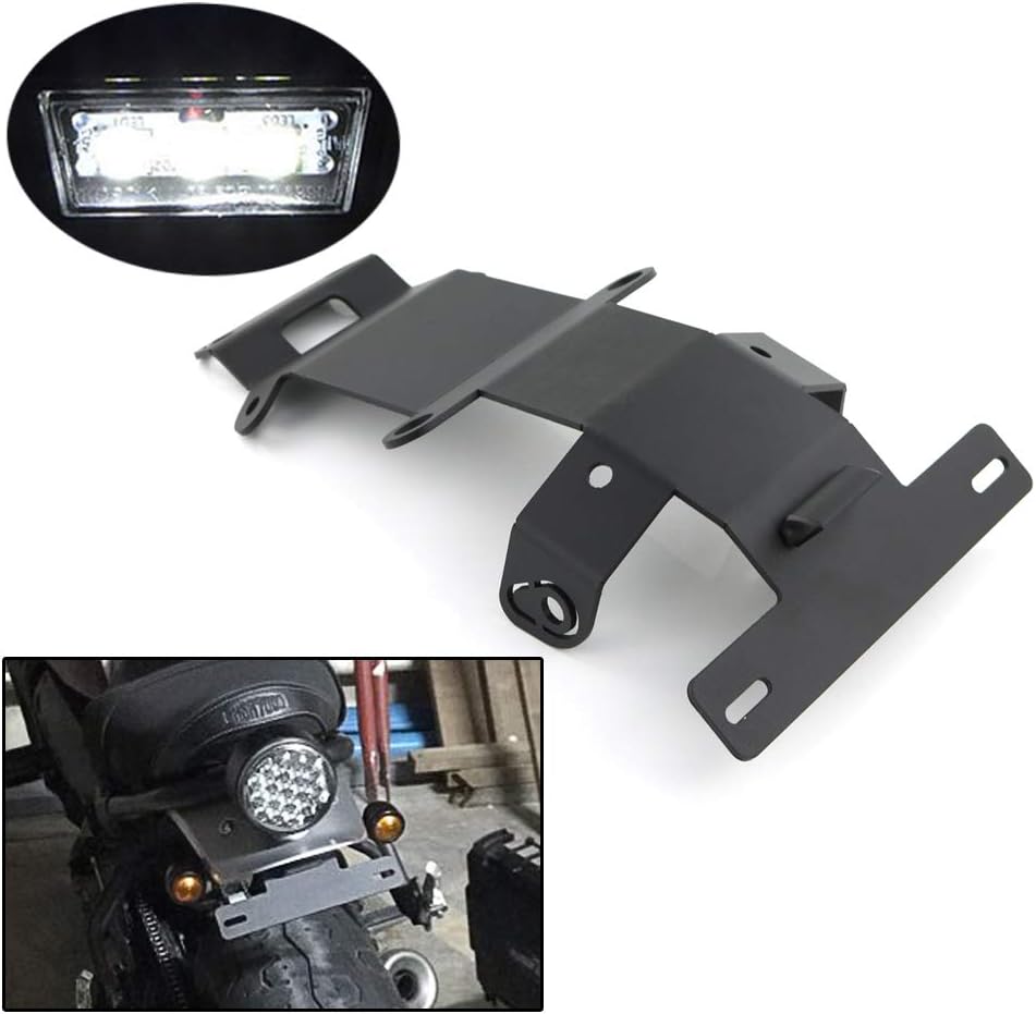 Xitomer Fender Eliminator Fit For GROM MSX125 2017 2018 2019 2020 Grom Tail Tidy With License Plate Light Compatible With OEM Turn Signal (Black
