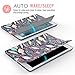 MoKo Case for iPad Pro 9.7 - Slim Lightweight Smart-shell Stand Cover with Translucent Frosted Back Protector for Apple iPad Pro 9.7 Inch 2016 Release Tablet, Sea Fishes (with Auto Wake / Sleep)