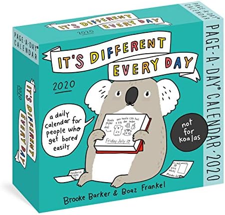 It's Different Every Day Page-A-Day Calendar 2020