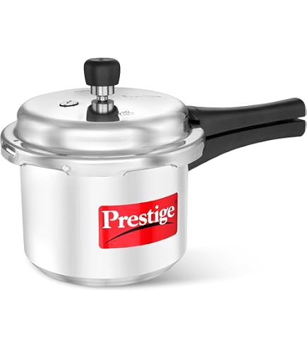 Amazon.com: Prestige PRP4 Aluminum Pressure Cooker, 4 L