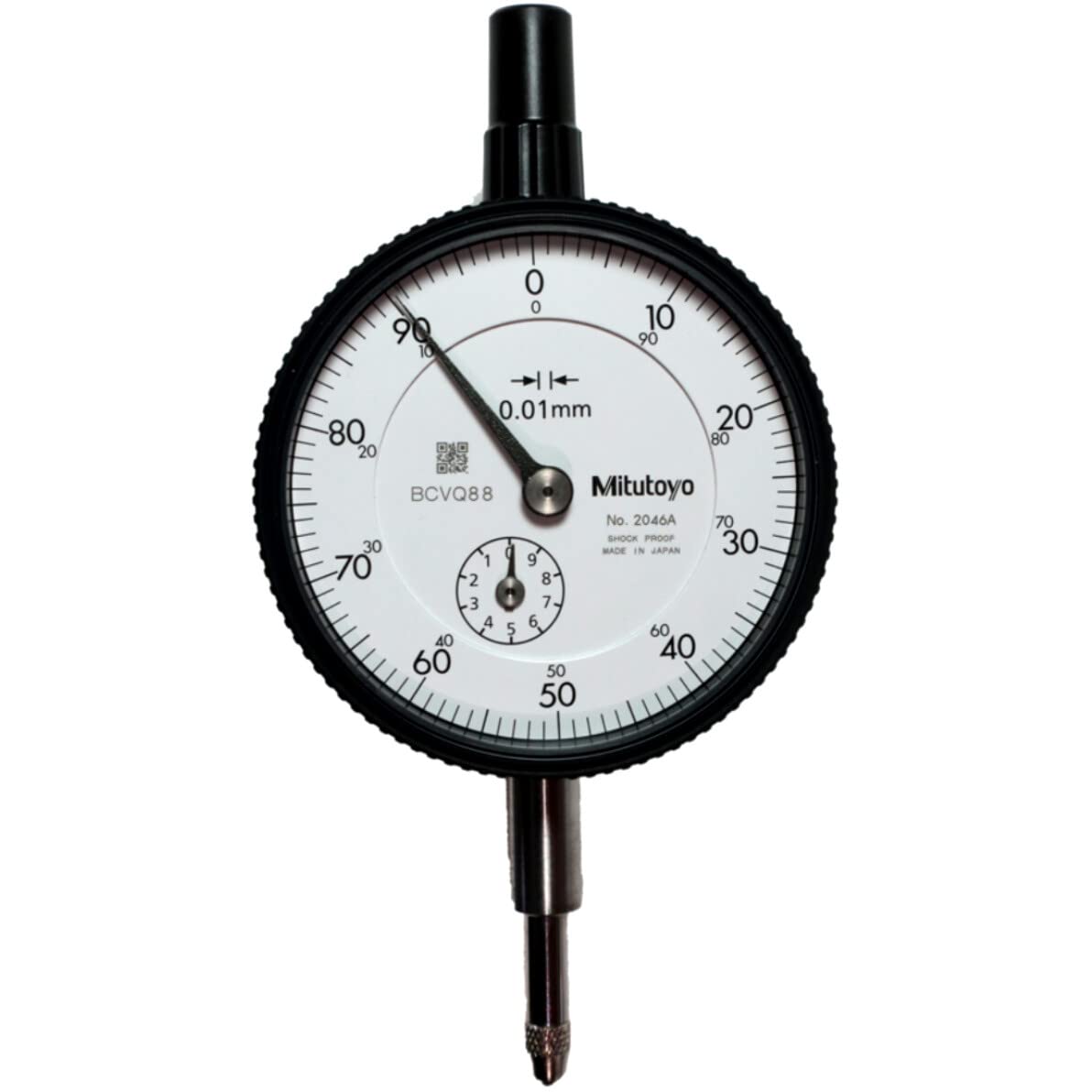 Mitutoyo 2046A Dial Indicator DG 0.01 Grad, 0-10mm