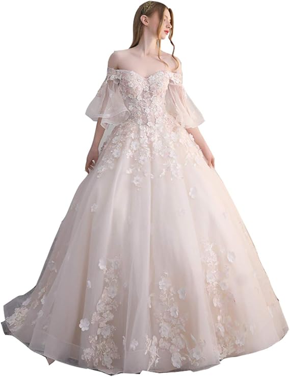 Amazon Jktown ウェディングドレス 花嫁ドレス ロングトレーン ワンピース ブライダル パーティー 披露宴 結婚式 花嫁 レディース レース バックオーペン エレガント セクシー 優雅 スレンダー ホワイト Xx1224 パーティードレス 通販