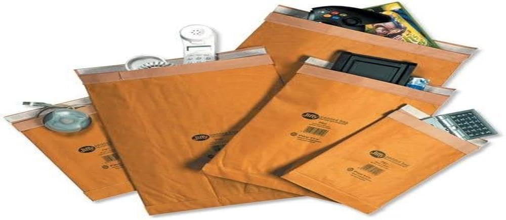 Jiffy Padded Bag Envelopes Mini Pack No.1 Brown 165x280mm Ref JPB-MP-1-10 [Pack of 10]