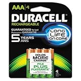 Duracell Rechargeable AAA Batteries - 4 ct
