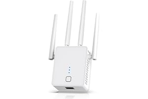 WiFi Extender, 2025 Fastest 1200Mbps Dual Band (5GHz/2.4GHz) WiFi Extenders Signal Booster for Home, Wireless Repeater with E