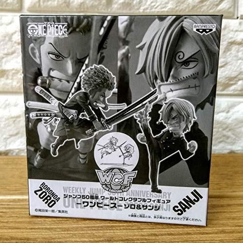 ジャンプ50周年 ワールドコレクタブルフィギュア Wcf ワンピース ギア4 ゾロ サンジ 2種セットの買取価格 相場 高価買取なら買取一括比較のウリドキ