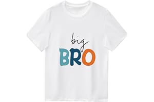 Sanqidu Big Brother Little Brother Sister Matching Outfit Toddler Baby Boy Girl T Shirt Tops Sibling Big Bro Lil Sis Tees