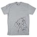 Inkopious Men's Boxer Dog with a Bow Tie T-Shirt