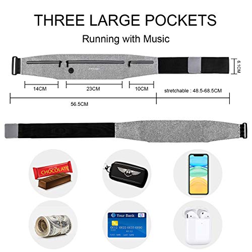 Running Riem, Taille Pack Ultra Light Fitness Riem Waterbestendig Running Taille Pack iPhone 12 Pro Max/11/11 Pro/SE 2… - Image 6