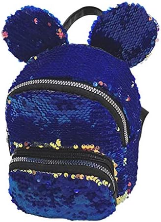 Mini Backpack, Casual Lightweight Packback Daypack Student Travel Outdoor Cartoon Sequin Satchel Shoulder School Bag