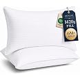 Beckham Hotel Collection Bed Pillows King Size Set of 2 | Down Alternative Pillow for Back, Stomach or Side Sleepers, Washabl
