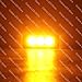 LAMPHUS 4pc SolarBlast 3W LED Emergency Vehicle Truck Grille Deck Warning Light Head (Flash Mode Sync-able Across Units) - Amber