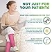 Compression Socks for Men & Women - 20-30mmHg Medical Grade Graduated Stockings (Pink, Medium)