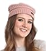 Brook + Bay Cable Knit Multicolored Beanie Stay Warm & Stylish This Winter - Thick, Soft & Chunky Beanie Hats for Women & Men - Serious Beanies for Serious Style