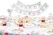 Unicorn Party Supplies Set – Serves 16 – Girls Birthday Decorations Tableware for Kids – Disposable Table Cover, Plates, Cups, Napkins, Utensils & Happy Birthday Banner – by BLUE DONKIE