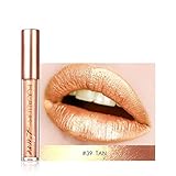 Hunputa Ultra Metallic Lip Matte Perlees Lipstick Blondie Metallic (C)