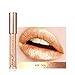 Hunputa Ultra Metallic Lip Matte Perlees Lipstick Blondie Metallic (C)