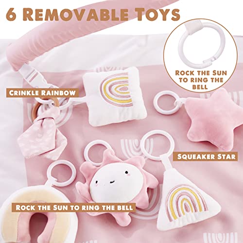 Washable Baby Gym Activity Center with Play Mat, Early Development