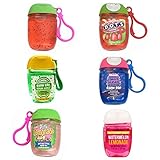 30ML Random Color Reusable Mini Hand Sanitizer Fruit Scented Disposable No Clean Travel Portable Clean Moisturizing Safe Gel With Hanging Rope