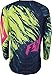 Fly Racing Kinetic Mesh Jersey Hi-Vis/Blue/Pink L