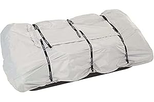 CLAM Ice Fishing Shelter Travel Cover – Heavy-Duty Polyester Cover for Voyager, Adventure, Tundra, Thermal XL, Large Nordic Sled – Weather-Resistant with Straps & Pockets – Blue