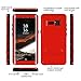 Samsung Galaxy Note 8 Waterproof Case, Shockproof Dustproof Snowproof Full-Body Underwater Protective Box Rugged Cover with Kickstand and Built in Screen Protector for Galaxy Note8 (RED)