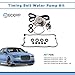 ECCPP Fits for 1996-2000 for 1.6L for Honda CIVIC SOHC TIMING BELT WATER PUMP KIT VALVED16Y5