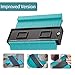 Contour Gauge 5 Inch Profile Gauge and Shape Duplicator, Nezylaf Plastic Contour Gauge Precisely Copy Irregular Shapes for Perfect Fit and Easy Cutting (5
