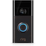 Bague Wi-Fi activ&eacute; Vid&eacute;o Sonnette _ P, marron, 88RG002FC500