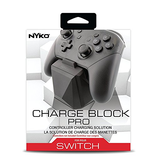 Nyko Charge Block Pro Pro Controller Charging Station with patented charge dongle and included