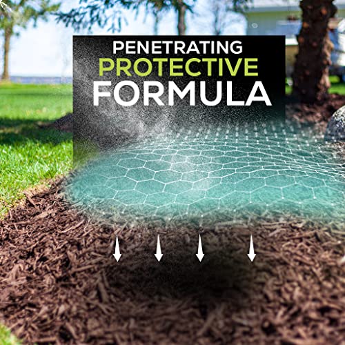 DOMINATOR Mulch Anchor 1 Gallon Locks Mulch and Pea Gravel, Ready to