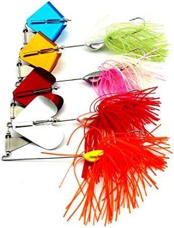 MELIP Lures Mixed Wonderfull Colors Fishing Hard Spinner Baits Lure
