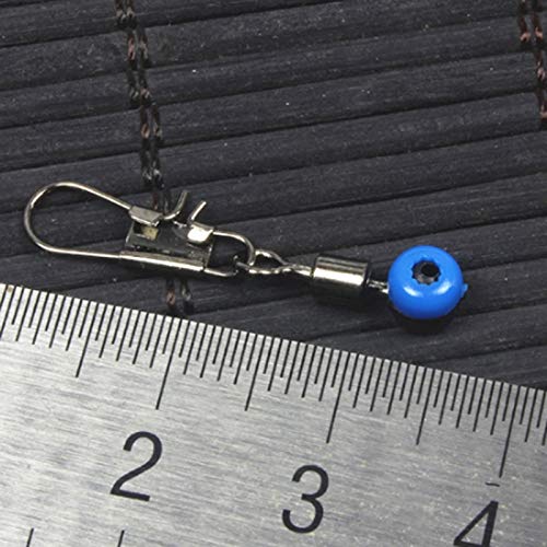 BKAUK 50 Stück/Batch Angelpose Float Float Parkplatz Bohnen Angelzubehör Kunststoff Metallbeschläge C – Bild 3