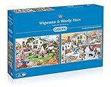 Wigwams & Woolly Hats 2x500 Piece Jigsaw Puzzle (Gibson)
