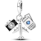 VALGACLS 925 Sterling Silver Family Love Mom Mouse Heart Charms for Bracelets Necklace Valentine's Day Mother's Day Jewelry Charm for Women