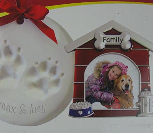 Paw Print Keepsake and Photo Frame Set