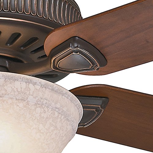 Casablanca Fan 60 inch Onyx Bengal Finish Ceiling Fan with Toffee Glass Light Kit (Certified Refurbished) - Thumbnail 3