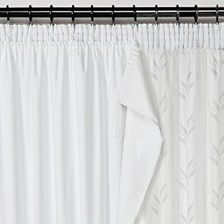 Custom Blackout Lining Panel For Voile Sheer Attachable Loose