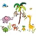 Giant Nursery/kids Room Wall Sticker Decals - Tumble in the Jungle Monkeys Stickers