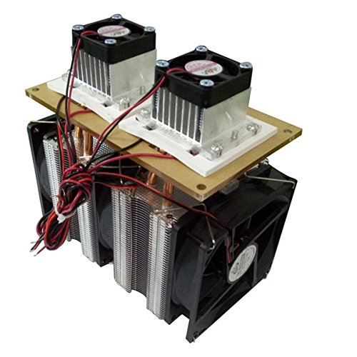 HITSAN Enhanced Version 12V 12A 144W DIY Double Head Electronic Semiconductor Refrigerator Radiator One Piece